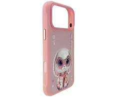 Nimmy Cool&amp;Cute 2.0 Triušiuko dėklas, skirtas iPhone 17 Pro - Rožinis