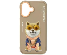 Dėklas Nimmy Glasses Cool nag iPhone 17 Case - rusvai gelsvas