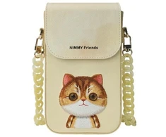 Nimmy dėklas telefonui khaki Big Eyed Pet 2.0 Cat