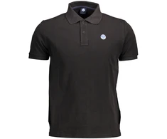 NORTH SAILS MĘSKA KOSZULKA POLO Z KRÓTKIM RĘKAWEM W KOLORZE CZARNYM