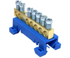 Nulinis gnybtas N7 Cu 7x16 mm2 Morek MAD0007N15 (mėlynas)