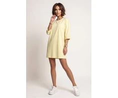 Numoco geltona oversize suknelė