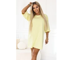 Numoco geltona oversize suknelė