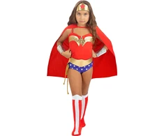 Nuostabiosios moters kostiumas mergaitėms – DC Comics