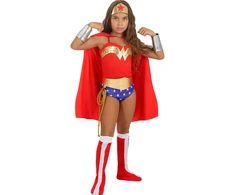 Nuostabiosios moters kostiumas mergaitėms – DC Comics