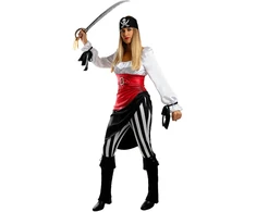 Nuotykingos piratės kostiumas moterims – Piratai