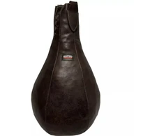 Odinė bokso kriaušė CLASSIC GRS-CLASSIC-1d didelė 75 cm x 40 cm pilna "NO1" šokolado