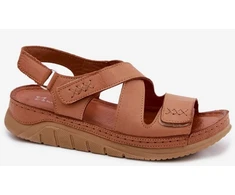 Odinės platforminės basutės Maciejka Camel