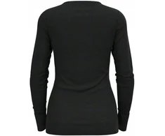Odlo BL TOP crew neck l/s MERINO 200 women's T-shirt, dydis S, juodas