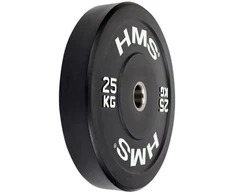 Olympinis svoris HMS Juodas BUMPER 25 kg BBR25