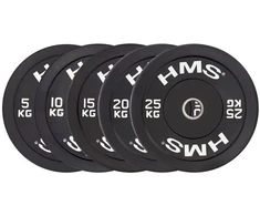 Olympinis svoris HMS Juodas BUMPER 25 kg BBR25