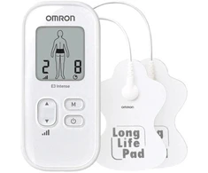 Omron E3 Intense HV-F021-E4W transkutaninė elektrinė nervų stimuliacija (TENS) Baltas