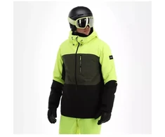O'neill Vyriška žiemos sporto striukė Carbonite snieglentei ir slidėms 10K žalia juoda