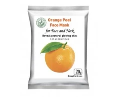 Grandininis pjūklas Orange Oranžinis Ajurvedinė apelsinų žievelių veido kaukė "Oranžinis Peel" HERBALS, 20 g