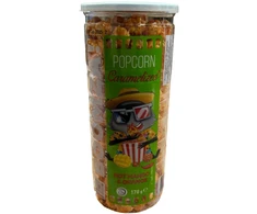 Orange Boomza Hot Mango &amp; Oranžinis Caramelized Popcorn 170g x 12 pcs (UA)