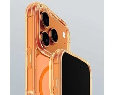 „AmazingThing“ minimalaus dizaino „Mag“ dėklas, skirtas „iPhone 17 Pro Max“, suderinamas su „MagSafe“ - oranžinis