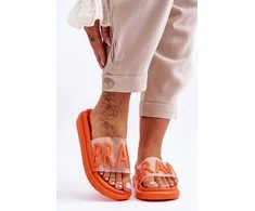 Orange Moteriškos šlepetės su platforma Oranžinis Brave BSB25230