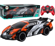 Lean Toys Oranžinis Mašinėlė RC 1:10 Oranžinis Speed ​​iki 25 km/h