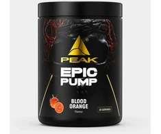 Treniruočių booster PEAK Epic Pump 500g, Blood Oranžinis skonio