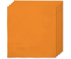 Oranžinės servetėlės 33x33 cm – Šventinė dekoracija