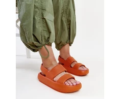 Oranžiniai Attiana sandalai