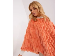 Oranžinis oversize pončas