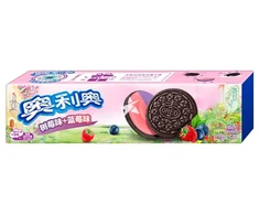 Oreo Sandwich Cookies Blueberry &amp; Raspberry Flavor 97g x24 (CHI)