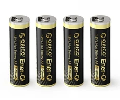 Orico Ener-G EG5C ličio baterija 1,5 V 2100 mWh AA USB-C įkraunama baterija su įkrovimo laidu, 4 vnt.