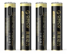 Orico Ener-G EG7C ličio baterija 1,5V 500mWh AAA USB-C įkraunama baterija 4 vnt.