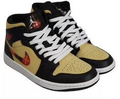 Originalūs Air Jordan 1 Mid Tartan Swoosh Vyriški Kedai - DZ5329-001