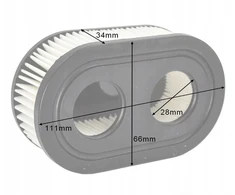 Oro filtras, Briggs &amp; Stratton Sprint serija (naujas modelis)