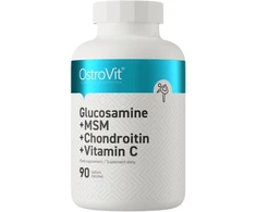 OstroVit Glucosamine + MSM + Chondroitin + Vitamin C – 90 kapsulių