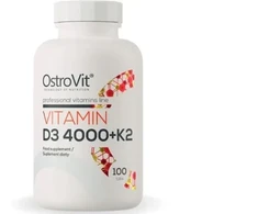 OstroVit Vitamin D3 4000 IU + K2 – 100 tablečių