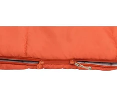 Outwell Campion Lux Oranžinis | Miegmaišis | 225 x 85 cm | Temperatūra nuo -16 iki 5 °C | Užtrauktukas kairėje