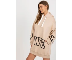Oversize džemperis su gobtuvu Ex Moda