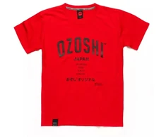 Ozoshi Atsumi M T-shirt raudona O20TS007