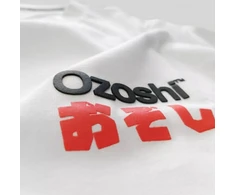 Ozoshi Isao M Baltas Marškinėliai Tsh O20TS005
