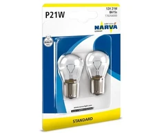 P21W NARVA 12V 21W BA15s lemputės