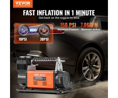 VEVOR Nešiojamas oro kompresorius 7.06 CFM 150 PSI