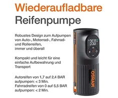 Padangų pripūtimo kompresorius OSRAM TYRE INFLATE 2000