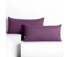 Pagalvės užvalkalas 40x120 cm violetinės spalvos 2 vnt