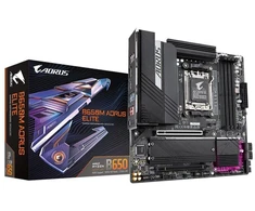 Ausinės Pagrindinė plokštė Gigabyte B650M AORUS ELITE (B650, AM5, mATX, DDR5)