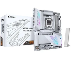 Pagrindinė plokštė GIGABYTE X870E AORUS PRO X3D ICE AMD X870E lizdas AM5 ATX