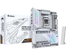 Pagrindinė plokštė GIGABYTE X870E AORUS PRO X3D ICE AMD X870E lizdas AM5 ATX