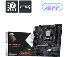Ausinės Pagrindinė plokštė MSI PRO B840M-B