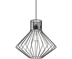 Pakabinamas šviestuvas Ideal Lux Suspended lamp with 1 light AMPOLLA, E27, baltas