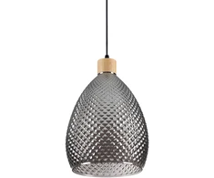 Pakabinamas šviestuvas Ideal Lux Suspended lamp with 1 light BERGEN, E27, juodas