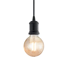 Pakabinamas šviestuvas Ideal Lux Suspended lamp with 1 light FRIDA, E27, juodas