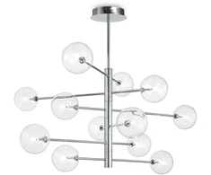 Pakabinamas šviestuvas Ideal Lux Suspended lamp with 12 lights EQUINOXE, G4, chrome
