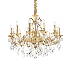Pakabinamas šviestuvas Ideal Lux Suspended lamp with 12 lights GIOCONDA, E14, rust color
